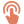 Integrated touchscreen interface icon